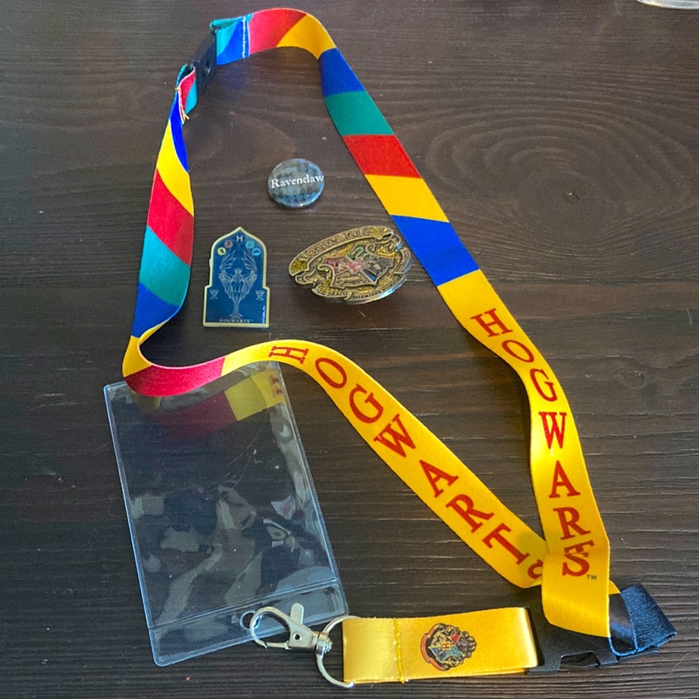 Mixed Harry Potter Lanyard and Pins